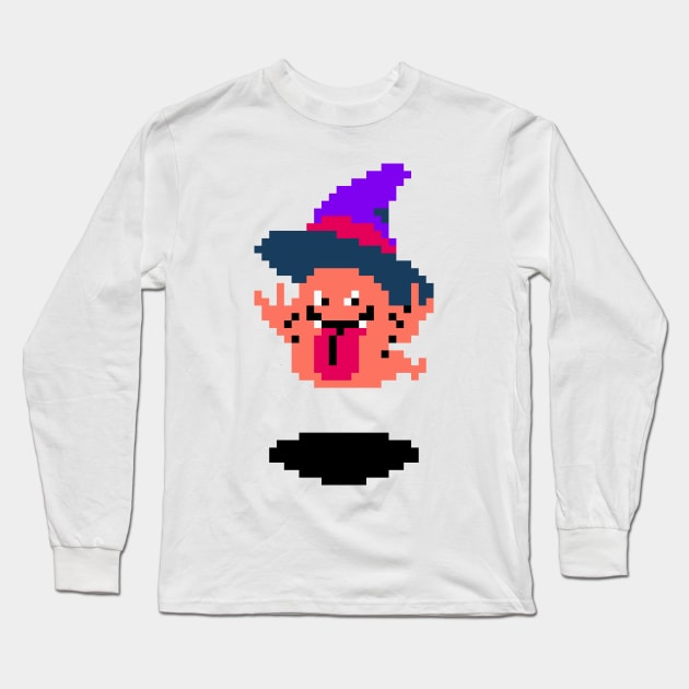 DQ Ghost Sprite Long Sleeve T-Shirt by SpriteGuy95